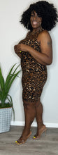 Load image into Gallery viewer, CURVY GIRL CHEETAH PRINT BODYCON DRESS SIZE XL
