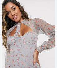 Load image into Gallery viewer, Reformation Floral Print Mini Dress Size 12
