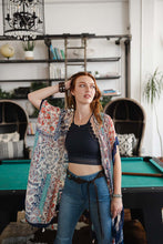 Load image into Gallery viewer, Paisley Floral Patchwork Kimono (Size Small)
