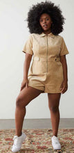 Load image into Gallery viewer, Corduroy Zip-Up Romper 3X
