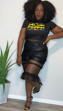 Load image into Gallery viewer, MELANIN POPPIN TULLE TEE (XL)
