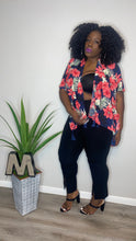 Load image into Gallery viewer, Floral Silk  Kimono (FREE SIZE)
