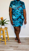 Load image into Gallery viewer, Floral Print Oriental Slit Mini Dress (22)

