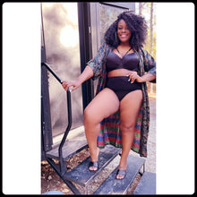 Load image into Gallery viewer, Texture Print Kimono (one size)
