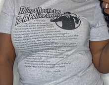 Load image into Gallery viewer, Things NOT To Say To A Police Officer (Large-Men)
