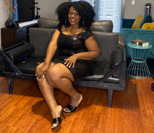 Load image into Gallery viewer, Black Sequin Dress (18/20)
