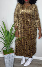 Load image into Gallery viewer, Fleece Vintage Print Dress (Small-XL)
