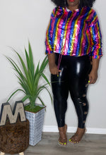 Load image into Gallery viewer, Pride Crop Hoodie (2XL)
