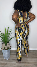 Load image into Gallery viewer, “Fauxsace” Print Jumpsuit (Fit up to XL)
