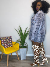 Load image into Gallery viewer, SNAKESKIN OVERSIZED SHIRT (Size 3X or 22/24)
