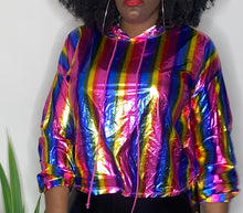Load image into Gallery viewer, Pride Crop Hoodie (2XL)
