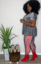Load image into Gallery viewer, Glitter Peplum Top (2XL)
