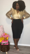 Load image into Gallery viewer, “High Shine” VINTAGE John Philips Dress (20W)
