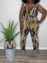 Load image into Gallery viewer, “Fauxsace” Print Jumpsuit (Fit up to XL)
